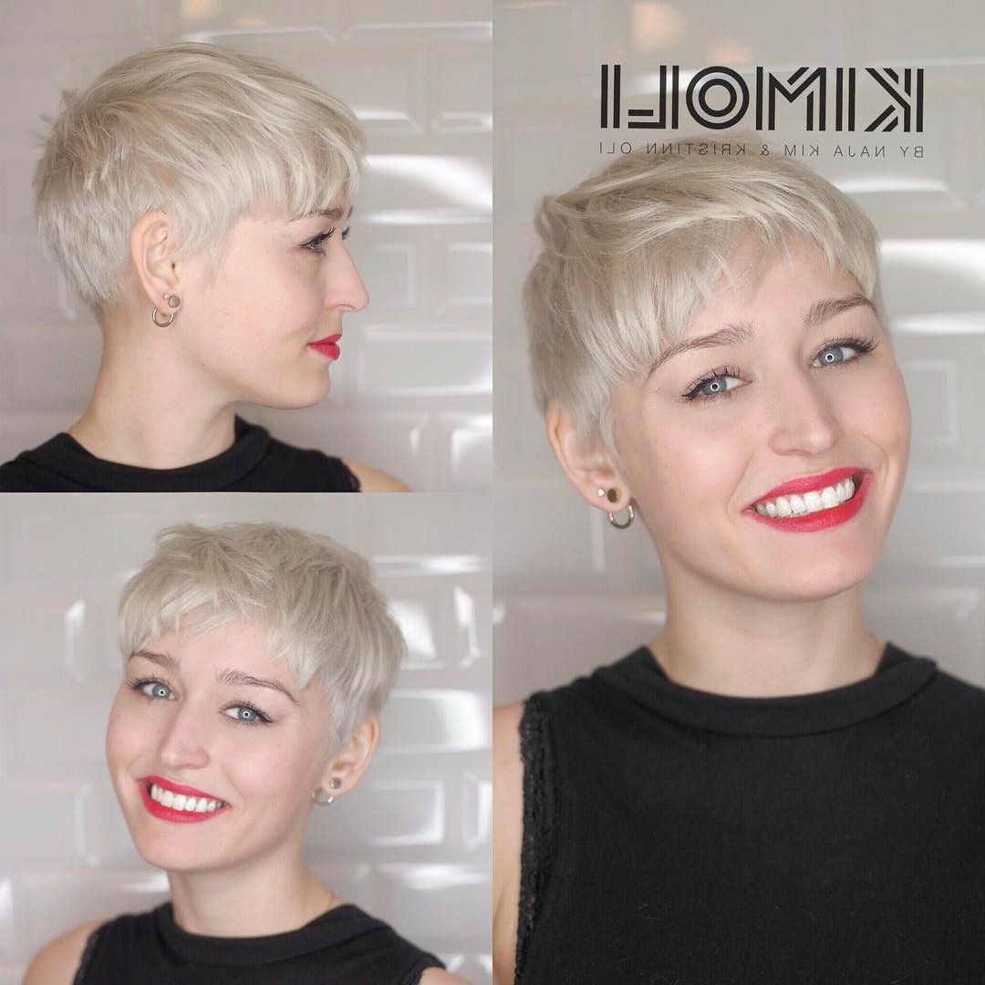 30 Cute Pixie Cuts: Short Hairstyles For Oval Faces In Cropped Pixie Haircuts For A Round Face (View 6 of 20)