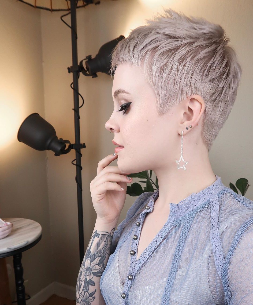 35 Best Pixie Cut Hairstyles For 2019 You Will Want To See Inside Messy Curly Blonde Pixie Bob Haircuts (View 19 of 20)