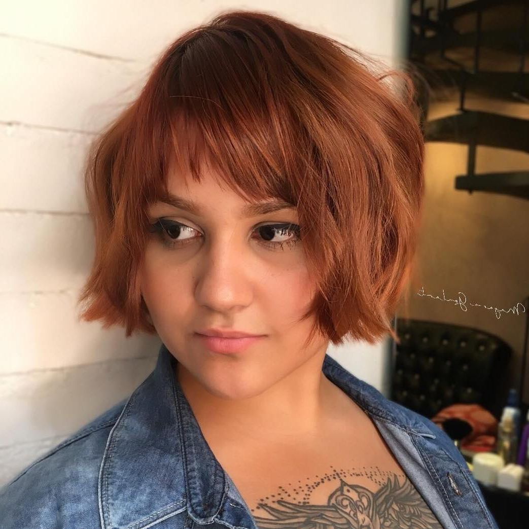 35 Cute Short Bob Haircuts Everyone Will Be Obsessed With In Intended For Famous Tousled Auburn Bob Haircuts (View 10 of 20)