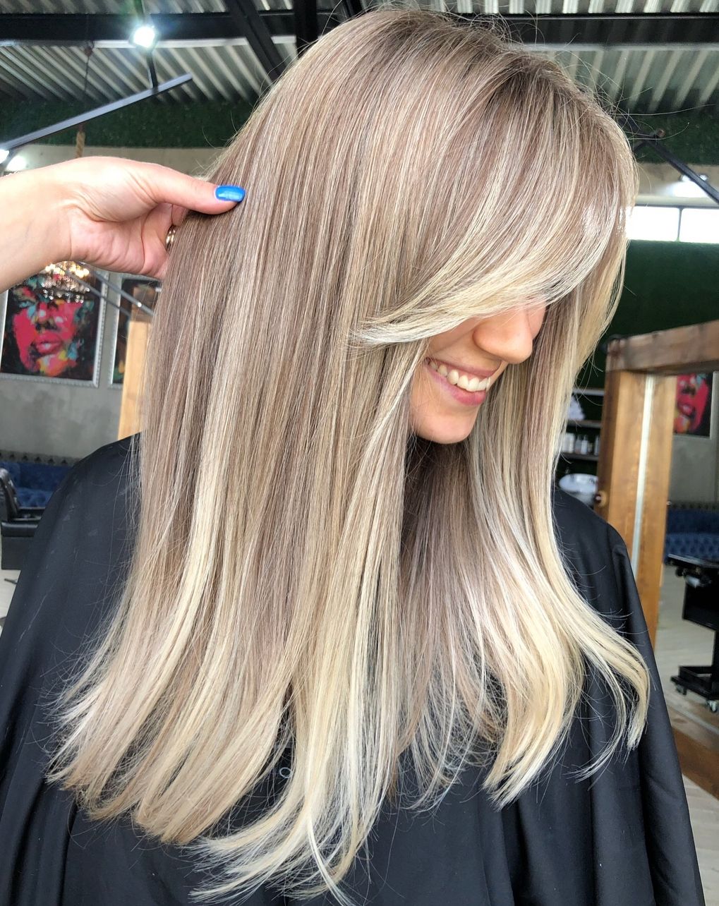 35 Instagram Popular Ways To Pull Off Long Hair With Bangs With Regard To 2017 Forward Swept Straight Shag Haircuts (View 12 of 20)
