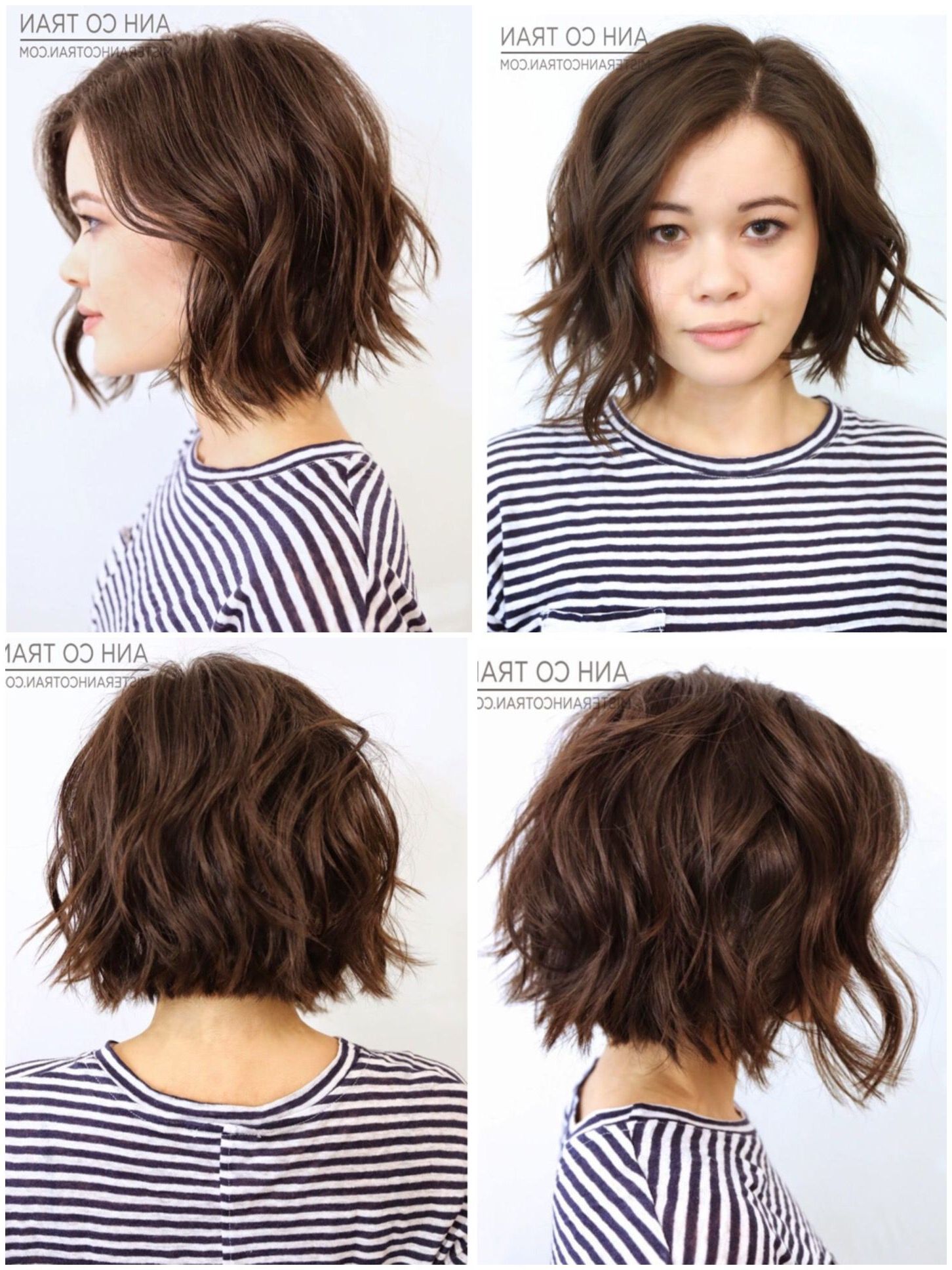 360 View Of Great Classic Bob Gone Messy | Short Layered Pertaining To Curly Messy Bob Hairstyles With Side Bangs (View 5 of 20)