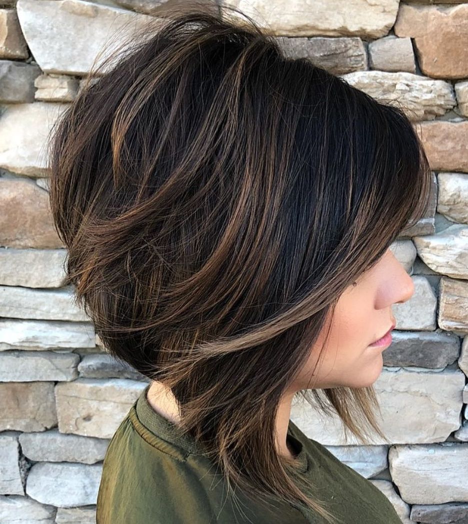 40 Awesome Ideas For Layered Bob Hairstyles You Can't Miss Intended For Most Current Long Haircuts With Chunky Angled Layers (View 20 of 20)