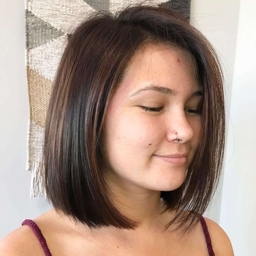 40 Stylish And Sassy Bobs For Round Faces | Hair | Bobs For With Regard To A Line Haircuts For A Round Face (View 15 of 20)