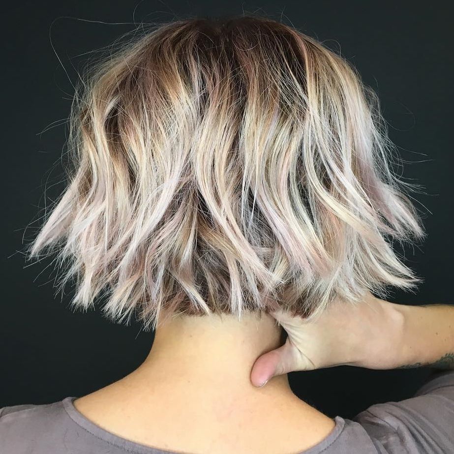 45 Short Hairstyles For Fine Hair To Rock In 2019 Inside Short Textured Hairstyles With Balayage (View 16 of 20)