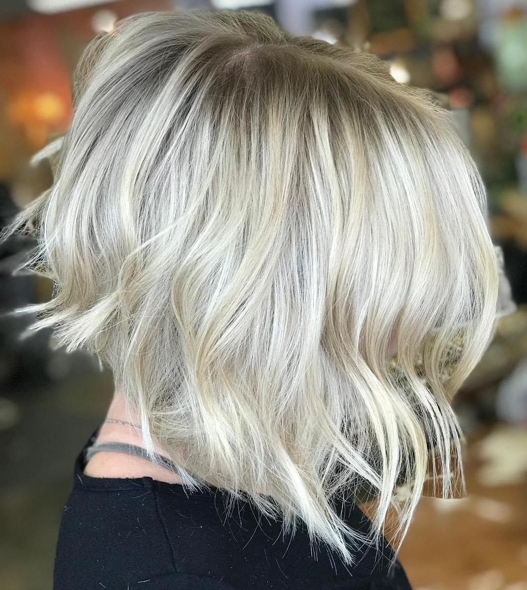 50 Choppy Bobs Too Damn Good Not To Copy – Hair Adviser For Best And Newest Blonde Lob Hairstyles With Disconnected Jagged Layers (View 10 of 20)