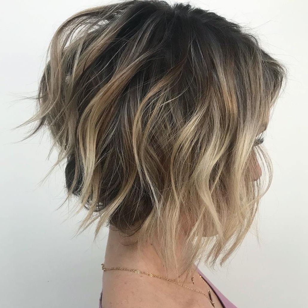 50 Choppy Bobs Too Damn Good Not To Copy – Hair Adviser Throughout Blonde Bob Hairstyles With Shaggy Crown Layers (View 14 of 20)
