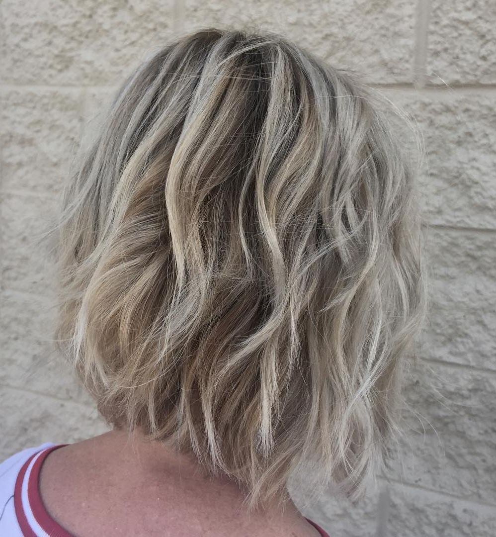 50 Fabulous Medium Length Layered Hairstyles – Hair Adviser For Golden Bronde Bob Hairstyles With Piecey Layers (View 20 of 20)