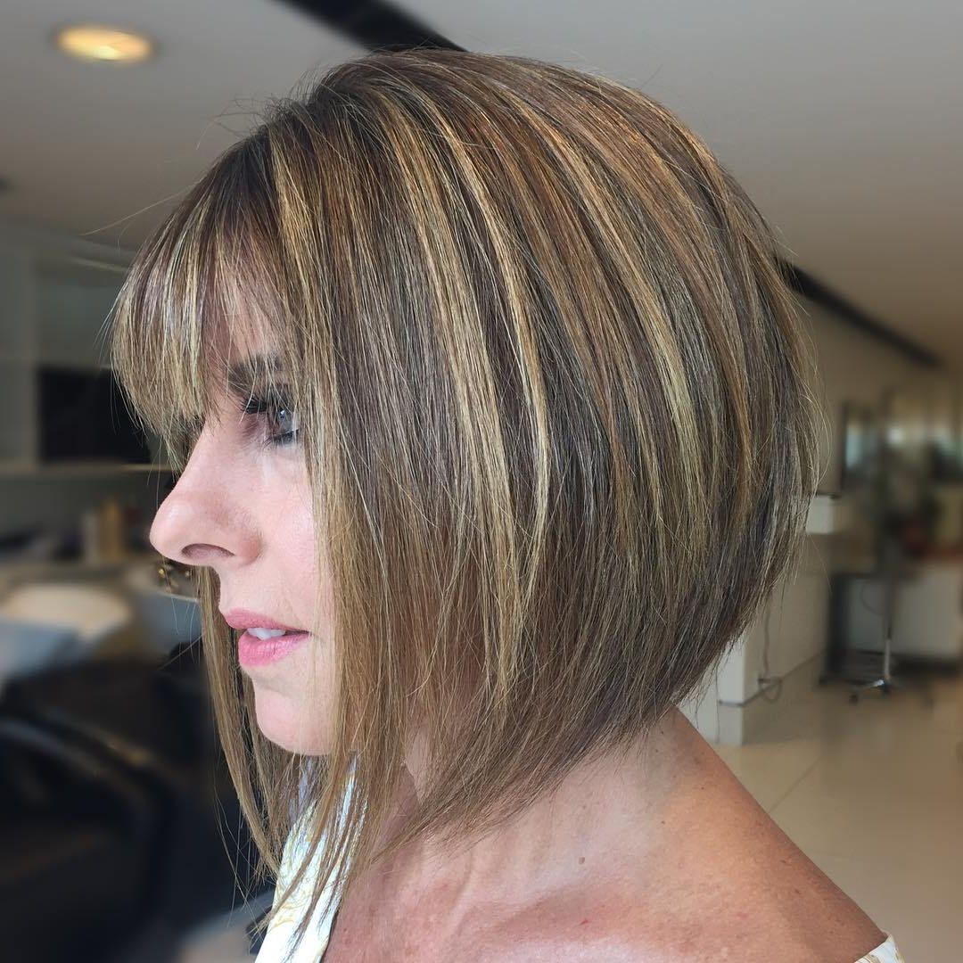 50 Inverted Bob Haircuts That Are Uber Fashionable – Hair In Widely Used Blonde Shag Haircuts With Emphasized Layers (View 20 of 20)