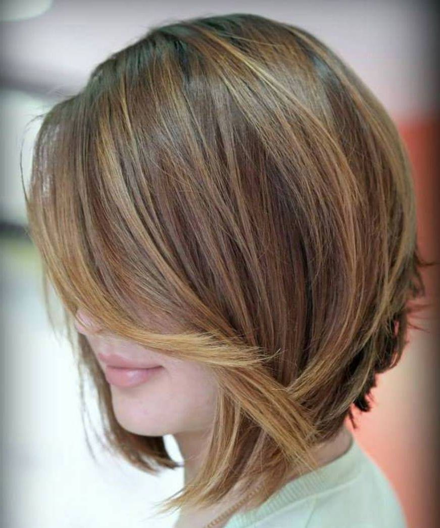 50 Inverted Bob Haircuts That Are Uber Fashionable – Hair With Most Up To Date Bronde Shaggy Hairstyles With Feathered Layers (View 8 of 20)