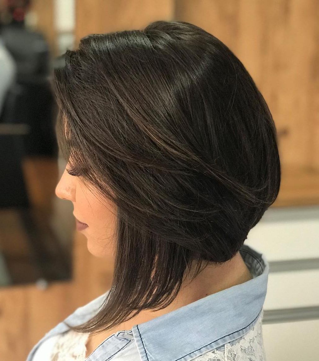 50 Inverted Bob Haircuts That Are Uber Fashionable – Hair Within Angled Bob Hairstyles With Razored Ends (View 15 of 20)