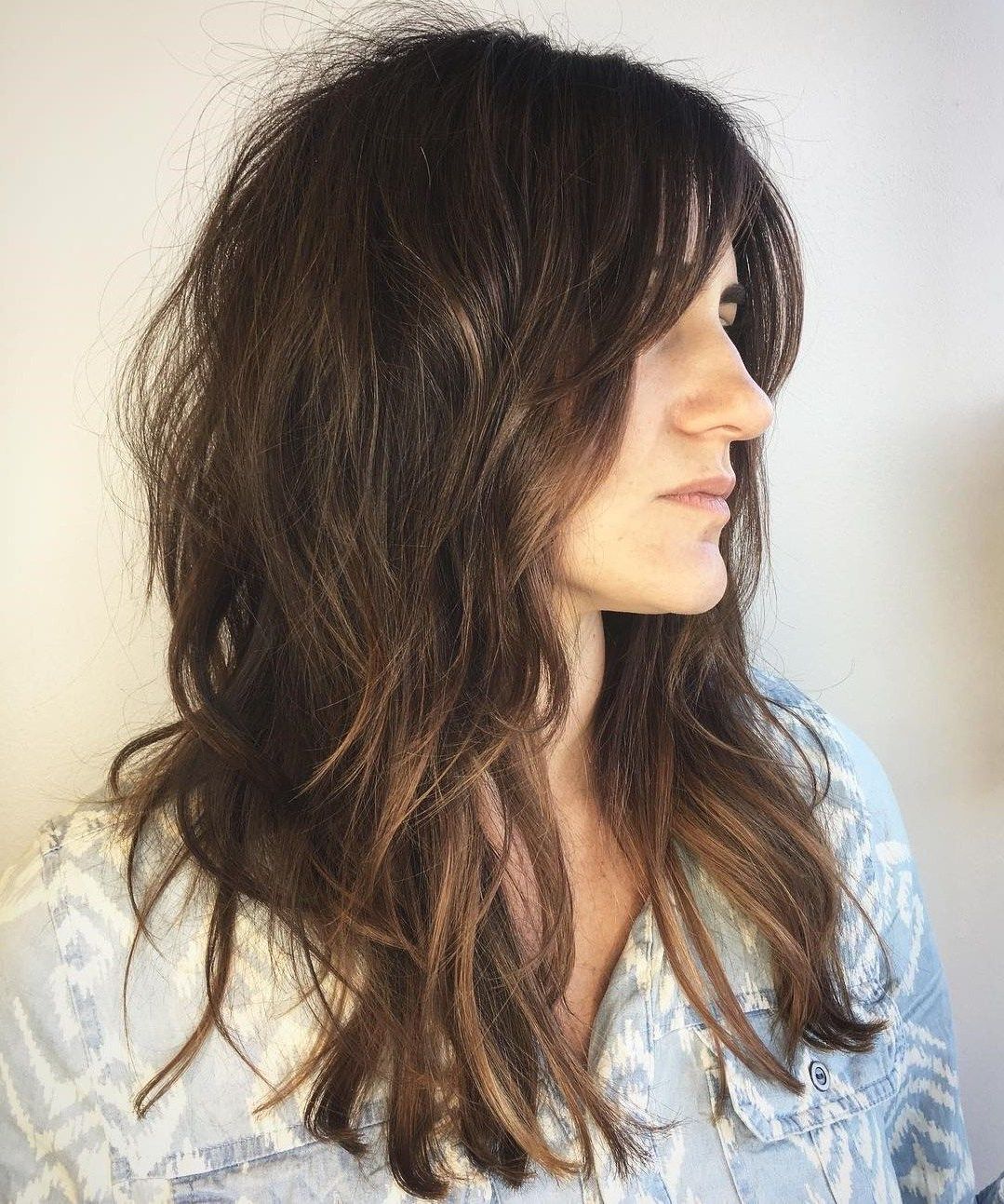 60 Most Universal Modern Shag Haircut Solutions In 2019 For Favorite Long Curly Shag Hairstyles With Bangs (View 13 of 20)