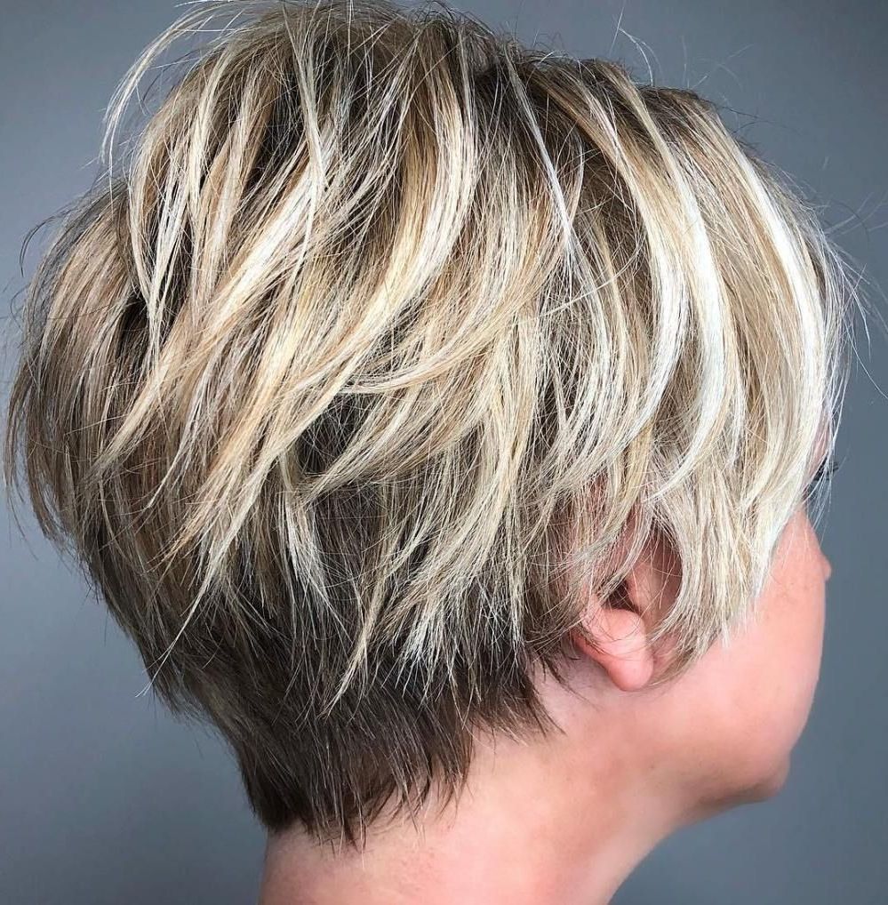 60 Short Shag Hairstyles That You Simply Can't Miss In 2019 Regarding Long Razored Shag Haircuts With Balayage (View 12 of 20)