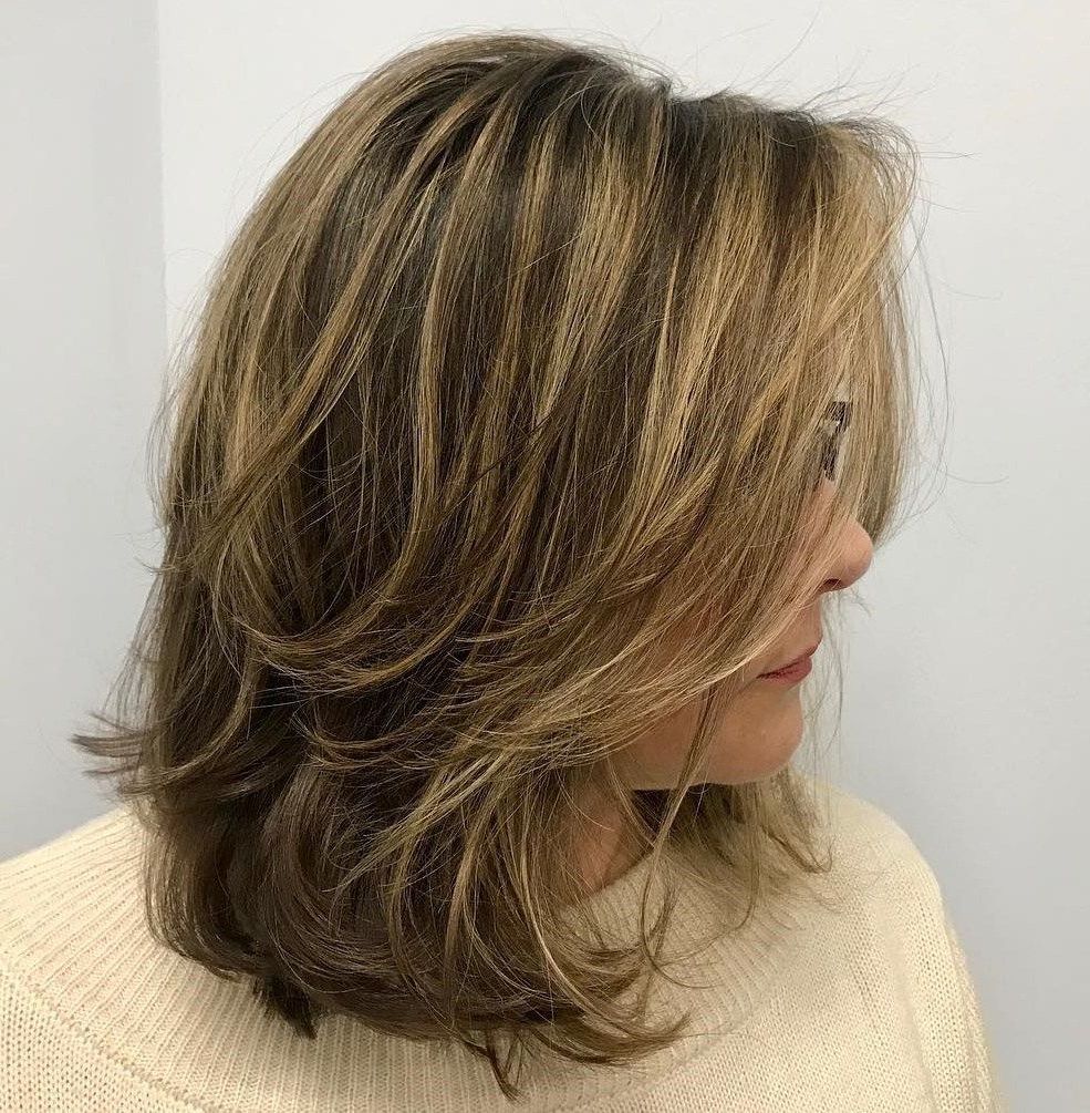 70 Brightest Medium Layered Haircuts To Light You Up In 2019 In Favorite Medium Haircuts With Feathered Ends (View 5 of 20)