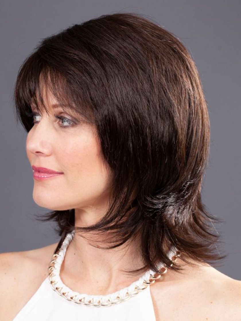 Dayna Lace Front Wig Pertaining To Jaw Length Shaggy Walnut Brown Bob Hairstyles (Gallery 19 of 20)
