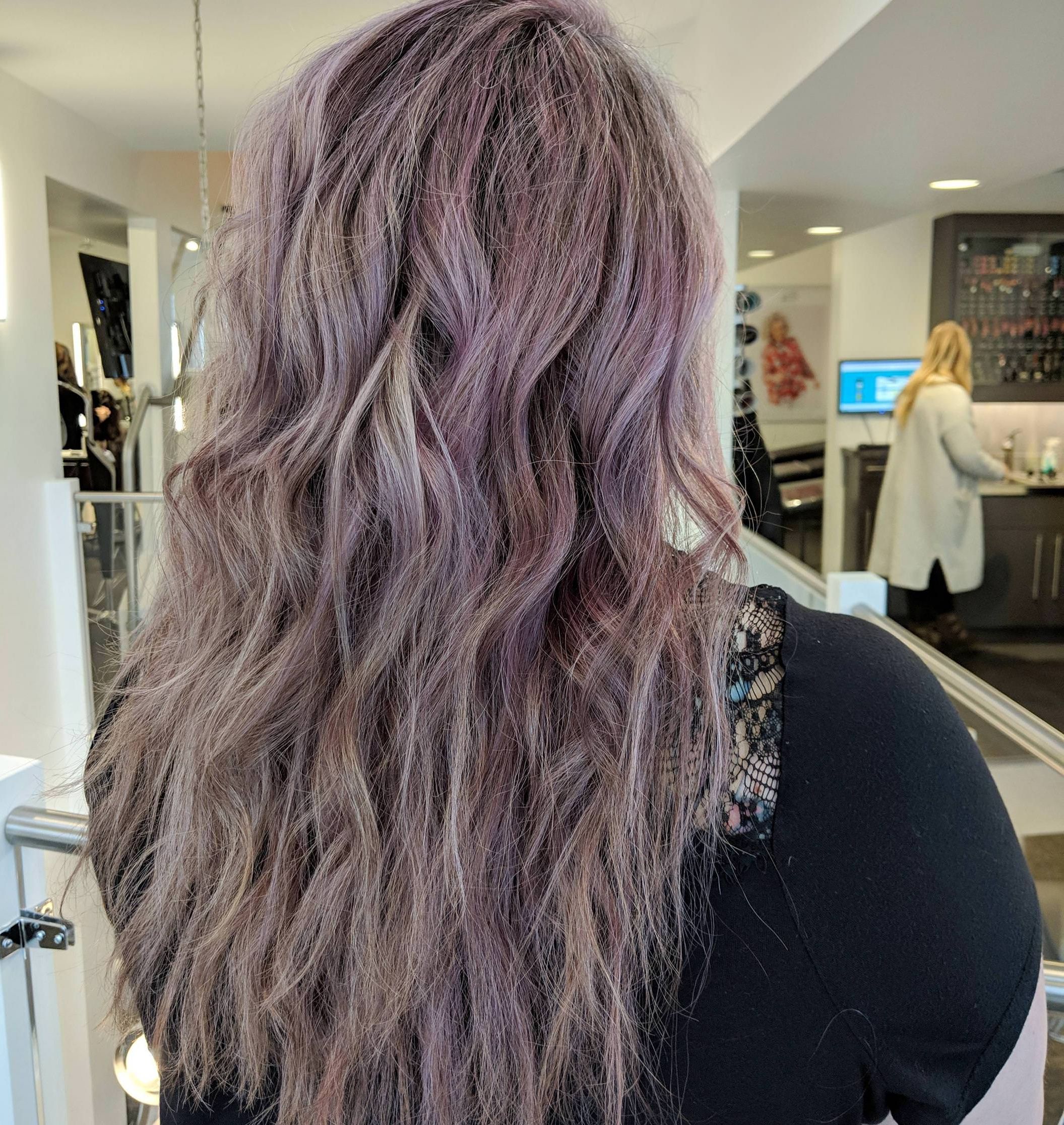 Dusty Lavender Yes Please – Imgur With Regard To Dusty Lavender Short Shag Haircuts (View 6 of 20)