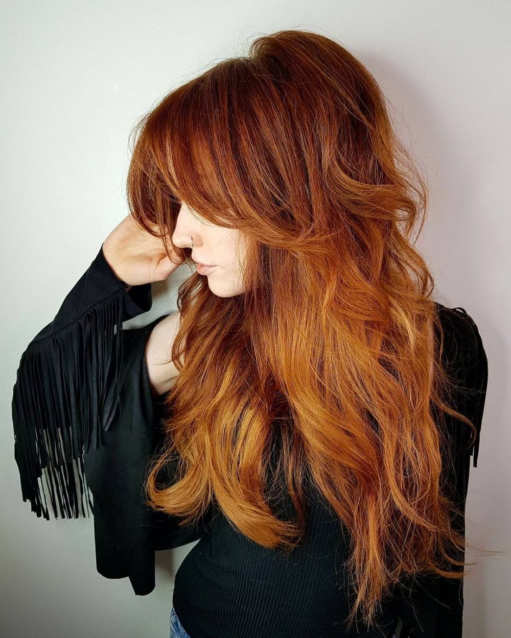 Fashionable Gorgeous Wavy White Shag Haircuts With Regard To Long Shag Haircuts: 36 Examples For  (View 18 of 20)
