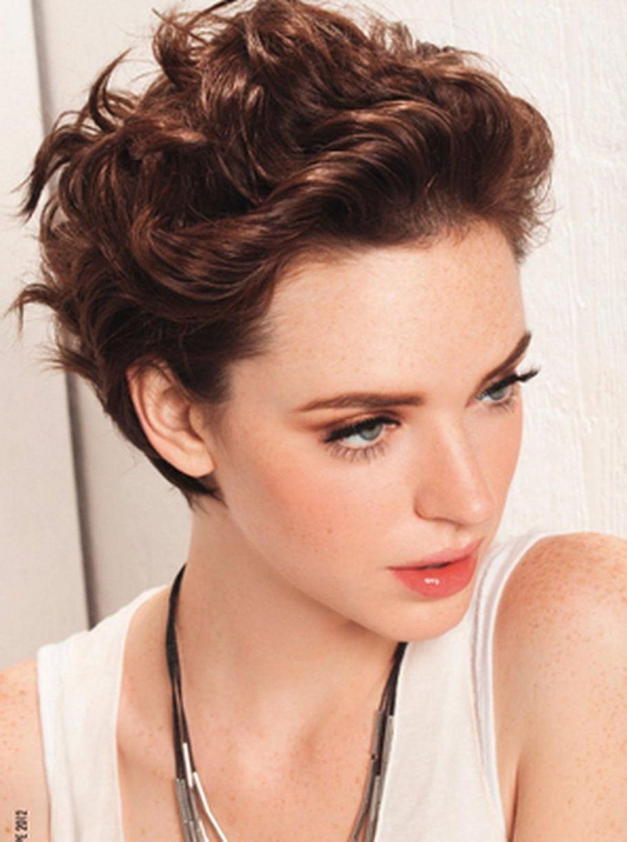 Hair Cuts : Best Short Curly Haircuts For Girls Hair With Curly Hairstyles For Round Faces (View 6 of 20)