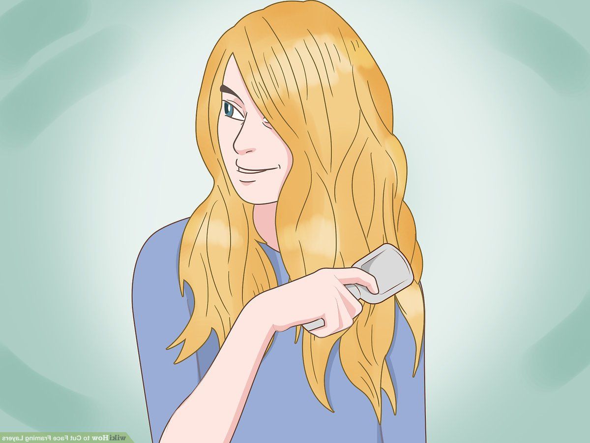 How To Cut Face Framing Layers (with Pictures) – Wikihow Within Well Liked Longer Haircuts With Thoroughly Layered Bottom (View 8 of 20)