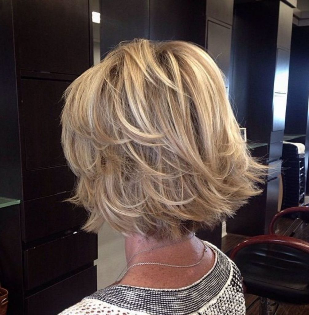 Most Recent Bronde Shaggy Hairstyles With Feathered Layers Within 25 Most Prominent Hairstyles For Women Over  (View 11 of 20)