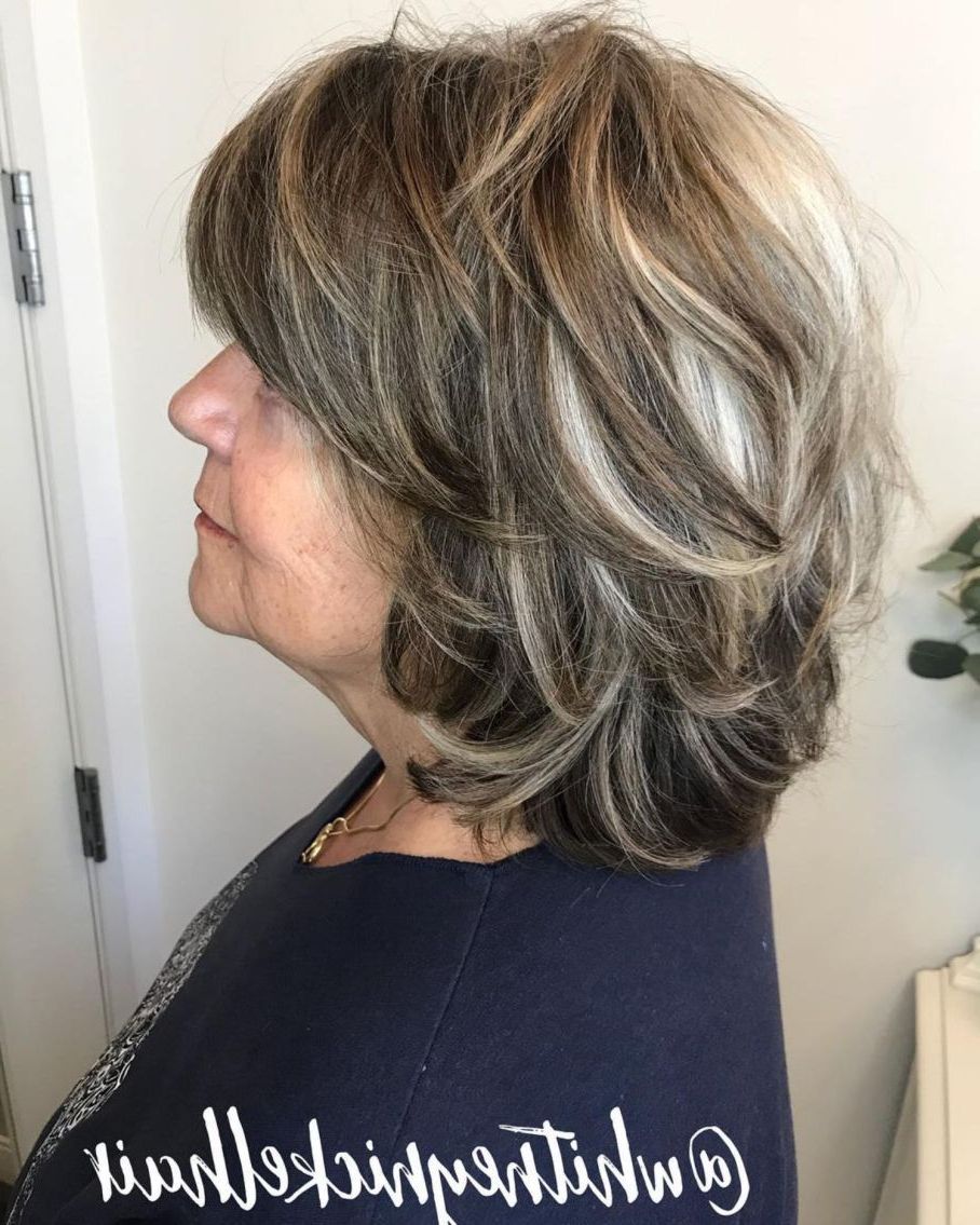 Most Recent Feathered Golden Brown Haircuts Pertaining To 80 Best Modern Hairstyles And Haircuts For Women Over 50 In (View 5 of 20)