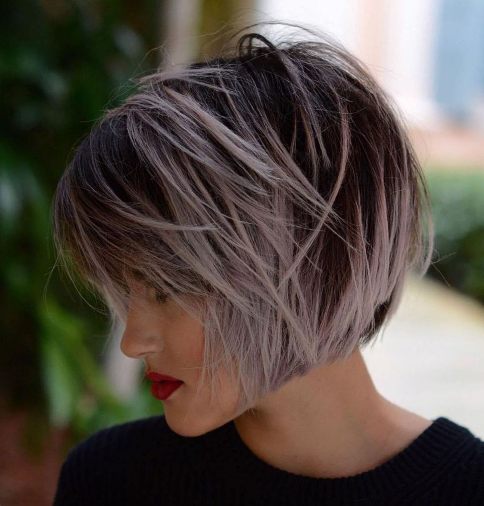 Most Up To Date Long Pastel Purple Layers Shag Haircuts Intended For 60 Short Shag Hairstyles That You Simply Can't Miss (View 8 of 20)
