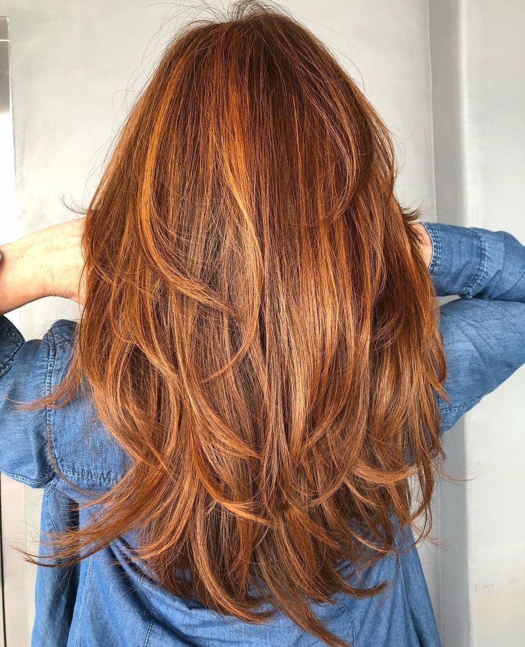 Most Up To Date Shiny Caramel Layers Long Shag Haircuts Inside How To Nail Layered Hair In 2019: Full Guide To Lengths And (Gallery 20 of 20)