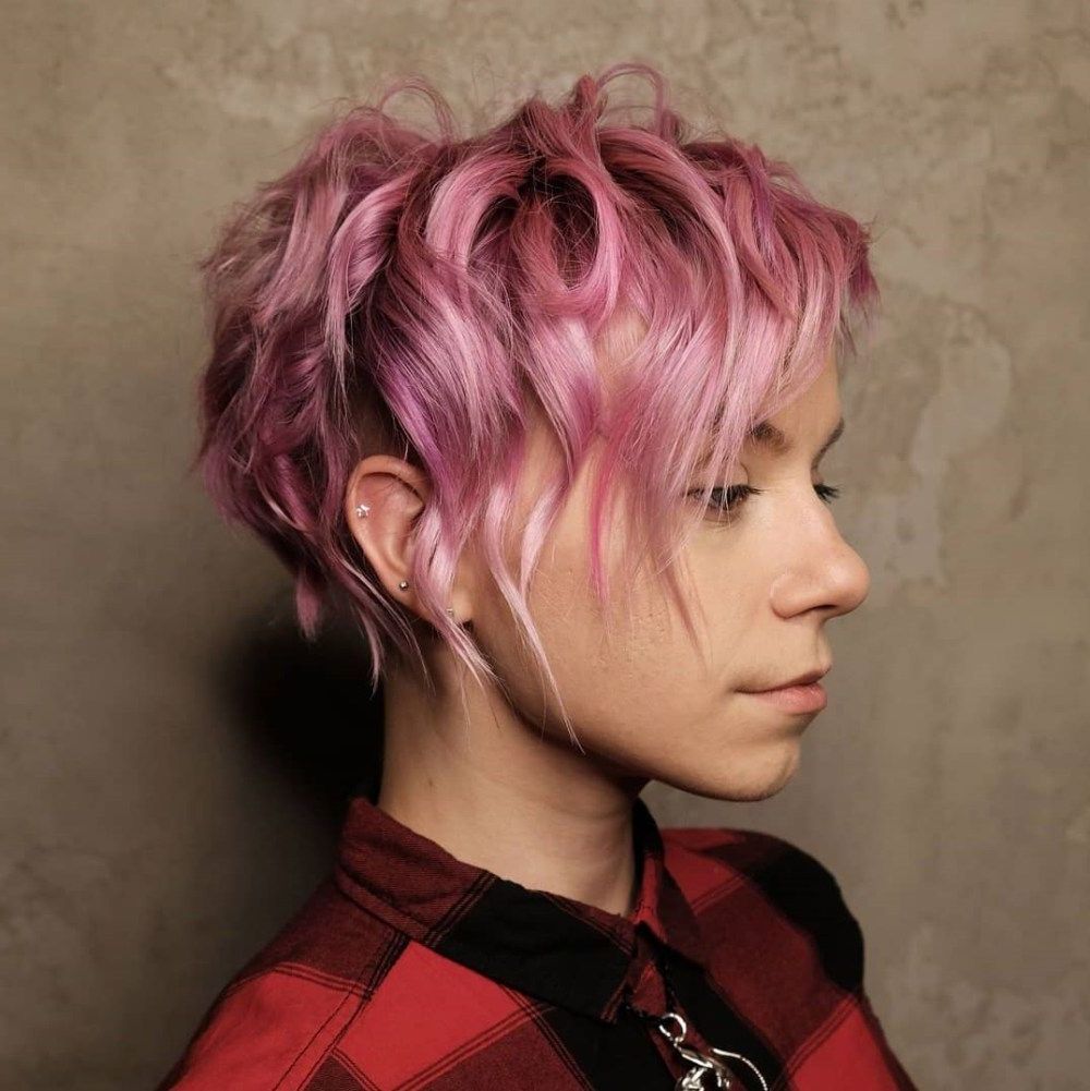 Newest Long Pastel Purple Layers Shag Haircuts Within Pin On Hair (View 12 of 20)