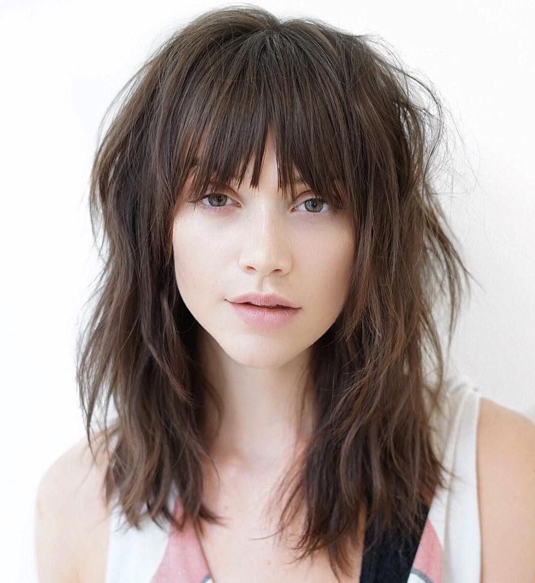 Pin On Beauty For Current Medium Choppy Shag Haircuts With Bangs (View 7 of 20)