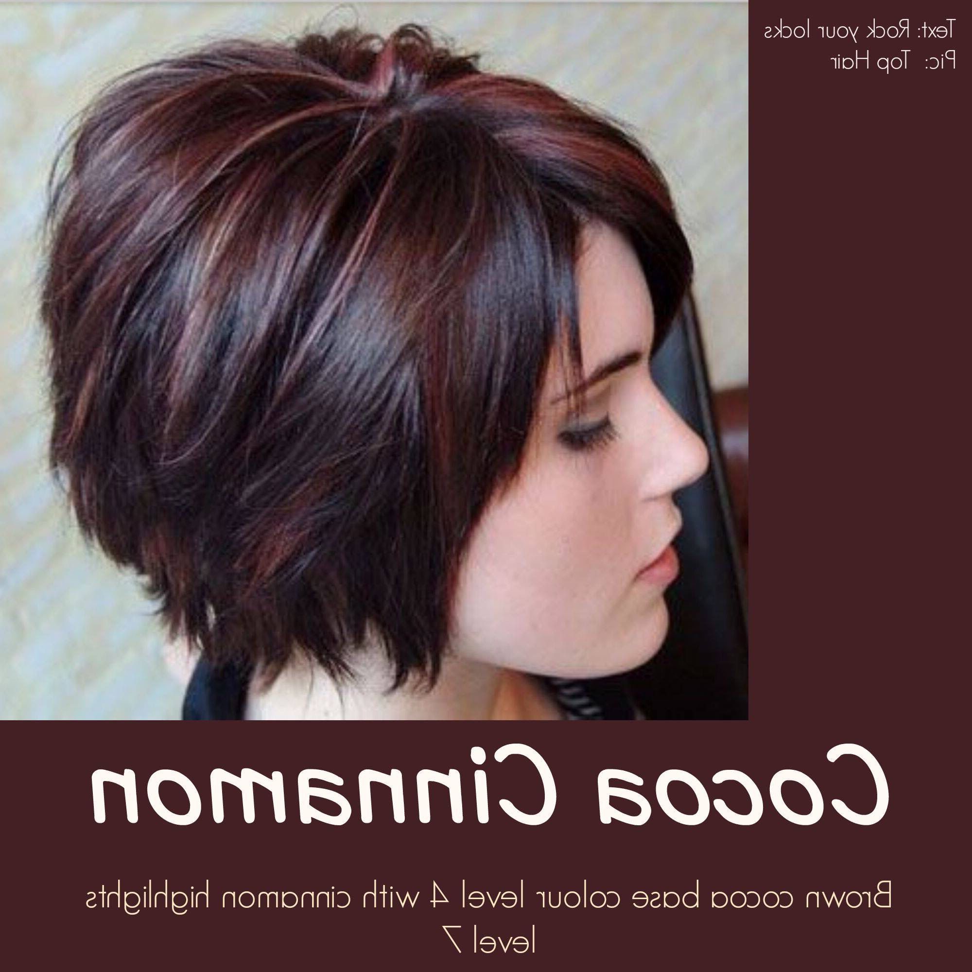 Pin On Hair Throughout Dark Pixie Hairstyles With Cinnamon Streaks (View 5 of 20)