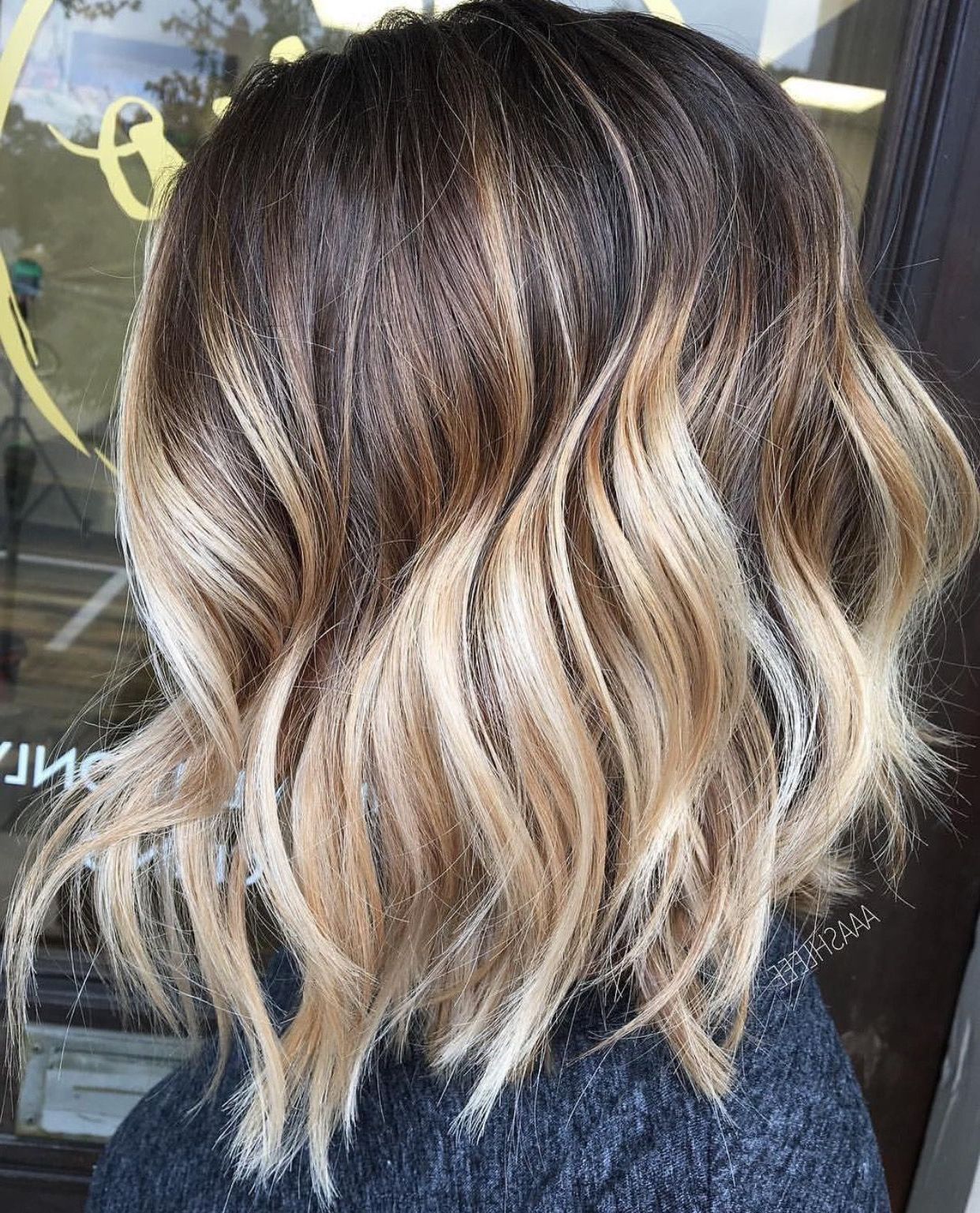 Pinnicole Hayley On Hair Inspo | Balayage Hair, Hair In Short Textured Hairstyles With Balayage (View 15 of 20)