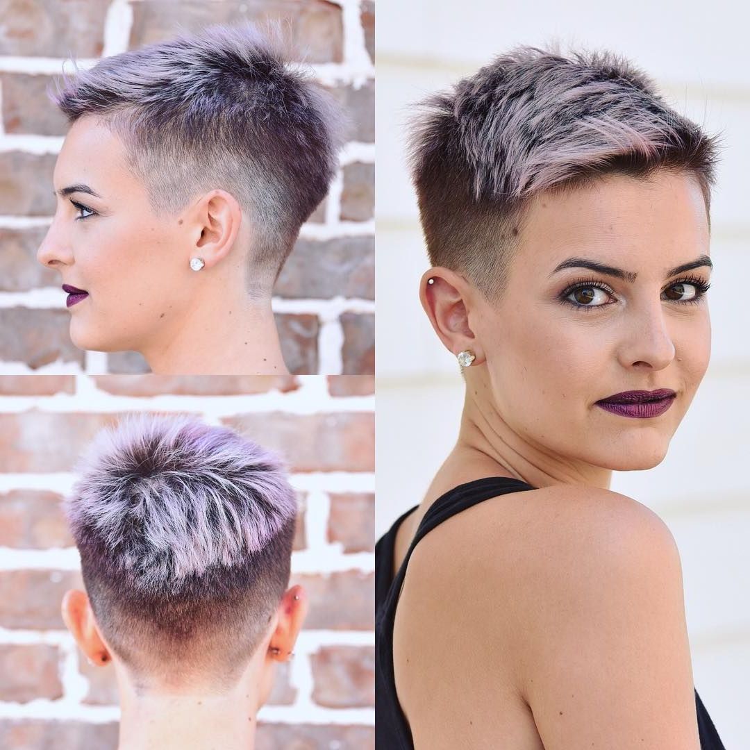 Pinstephanie Froelich On Hair | Short Hair Undercut Intended For Short Tapered Pixie Upwards Hairstyles (View 11 of 20)
