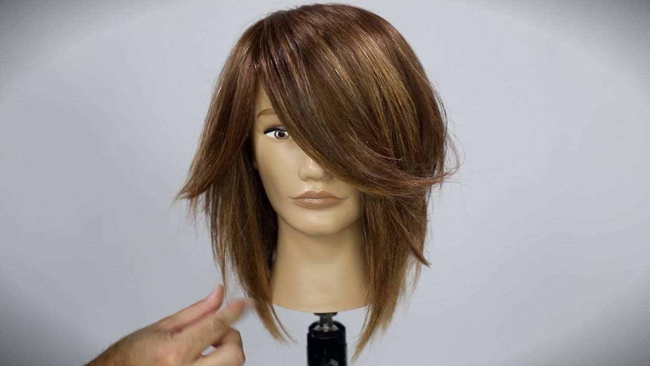 Shaggy Long Bob Haircut Tutorial With Regard To Famous Black Angled Bob Hairstyles With Shaggy Layers (View 13 of 20)