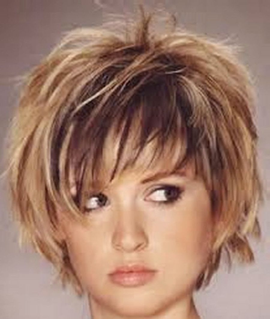 Short Choppy Layered Hairstyles With Bangs – Google Search Throughout Short Chopped Haircuts With Bangs (View 2 of 20)