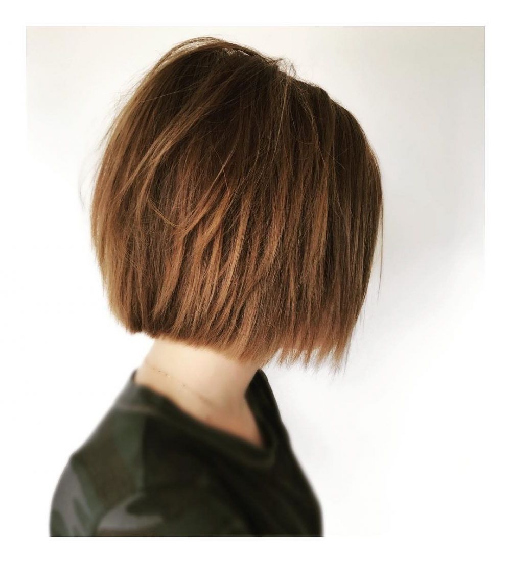 Top 25 Short Shag Haircuts Of 2019 In Famous Pretty Shaggy Brunette Bob Hairstyles (View 10 of 20)