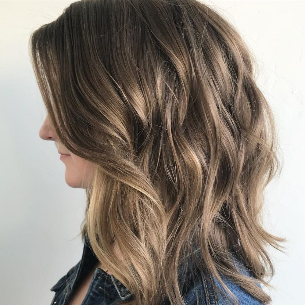 Well Known Balayage Hairstyles For Shoulder Length Shag For 61 Chic Medium Shag Haircuts For 2019 (Gallery 19 of 20)