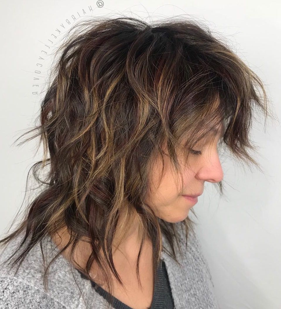 Well Known Long Disconnected And Highlighted Shag Haircuts For How To Nail Layered Hair In 2019: Full Guide To Lengths And (View 10 of 20)