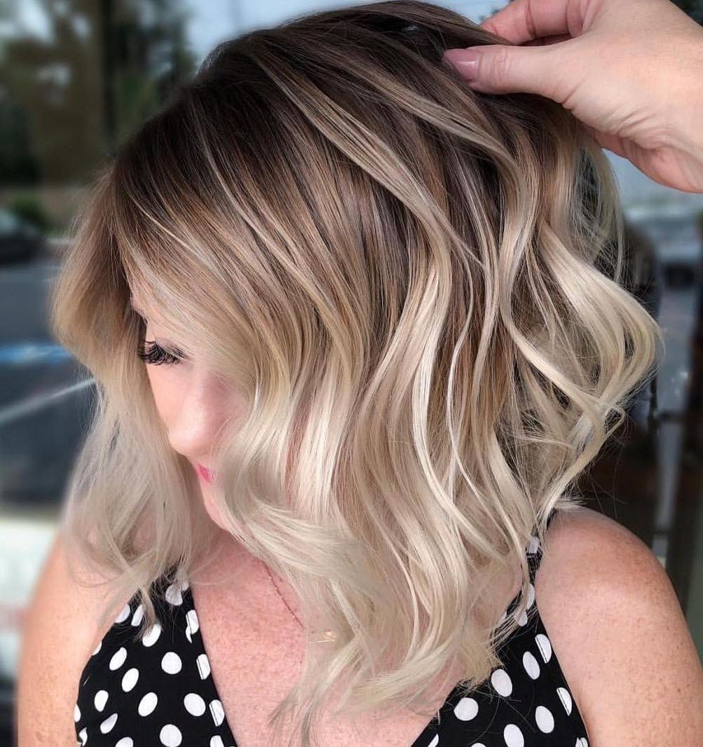 Well Known Voluminous Layered Bronde Lob Hairstyles Throughout Find Your Best Bob Haircut For  (View 9 of 20)