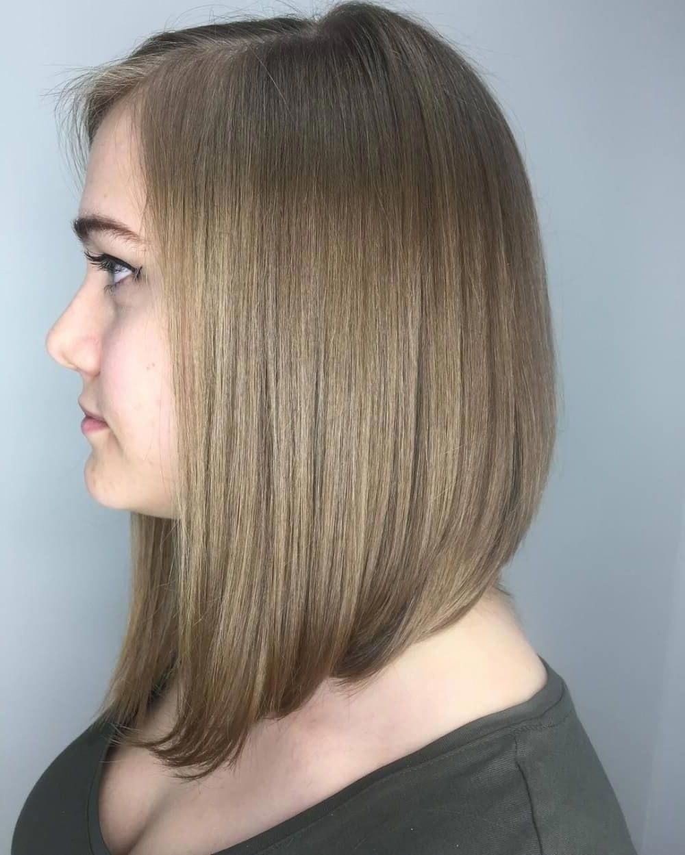 100 Cute & Easy Hairstyles For Shoulder Length Hair In 2019 Inside Current Versatile Lob Bob Hairstyles (View 2 of 20)
