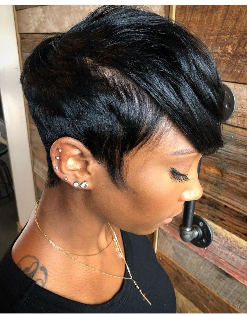 101 Short Hair Styles For Black Women 2020 – King Hair Styles For Most Recent Perfect Pixie Haircuts For Black Women (View 9 of 20)