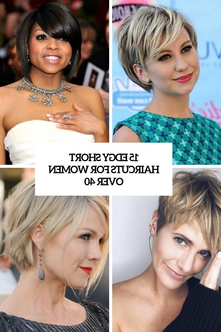15 Edgy Short Haircuts For Women Over 40 – Styleoholic Pertaining To Current Edgy &amp; Chic Short Curls Pixie Haircuts (View 16 of 20)