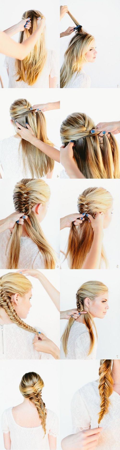 20 Easy Elegant Step By Step Hair Tutorials For Long Inside Most Up To Date Loosely Tied Braid Hairstyles With A Ribbon (Gallery 20 of 20)