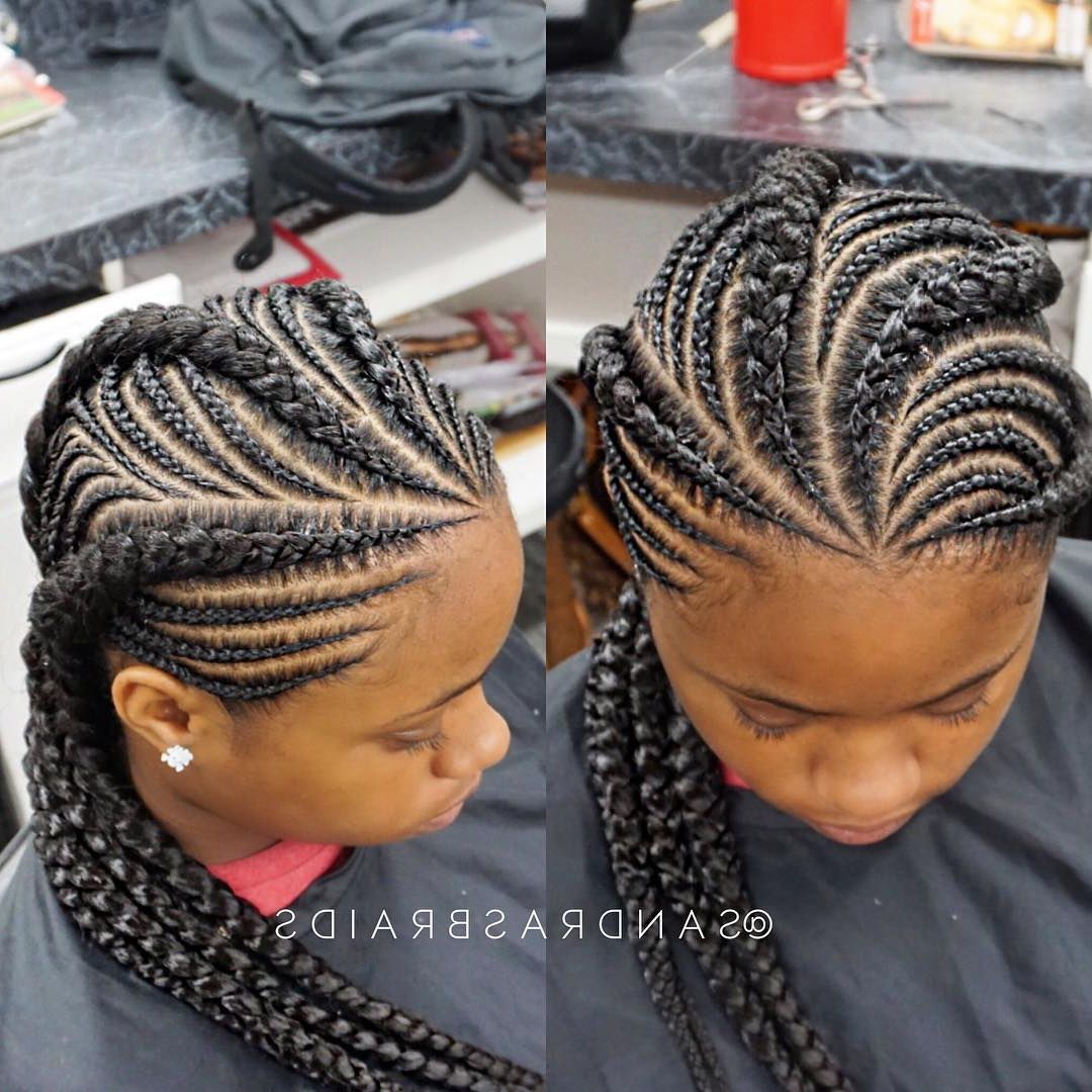 2020 Thick Plaits And Narrow Cornrows Hairstyles Throughout African Braids: 15 Stunning African Hair Braiding Styles And (View 11 of 20)