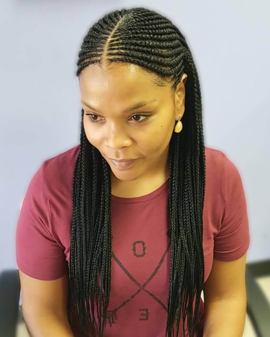 25 Marvelous Tree Braids Hairstyles For Everyone With Regard To Most Recent Center Part Braid Hairstyles (View 11 of 20)