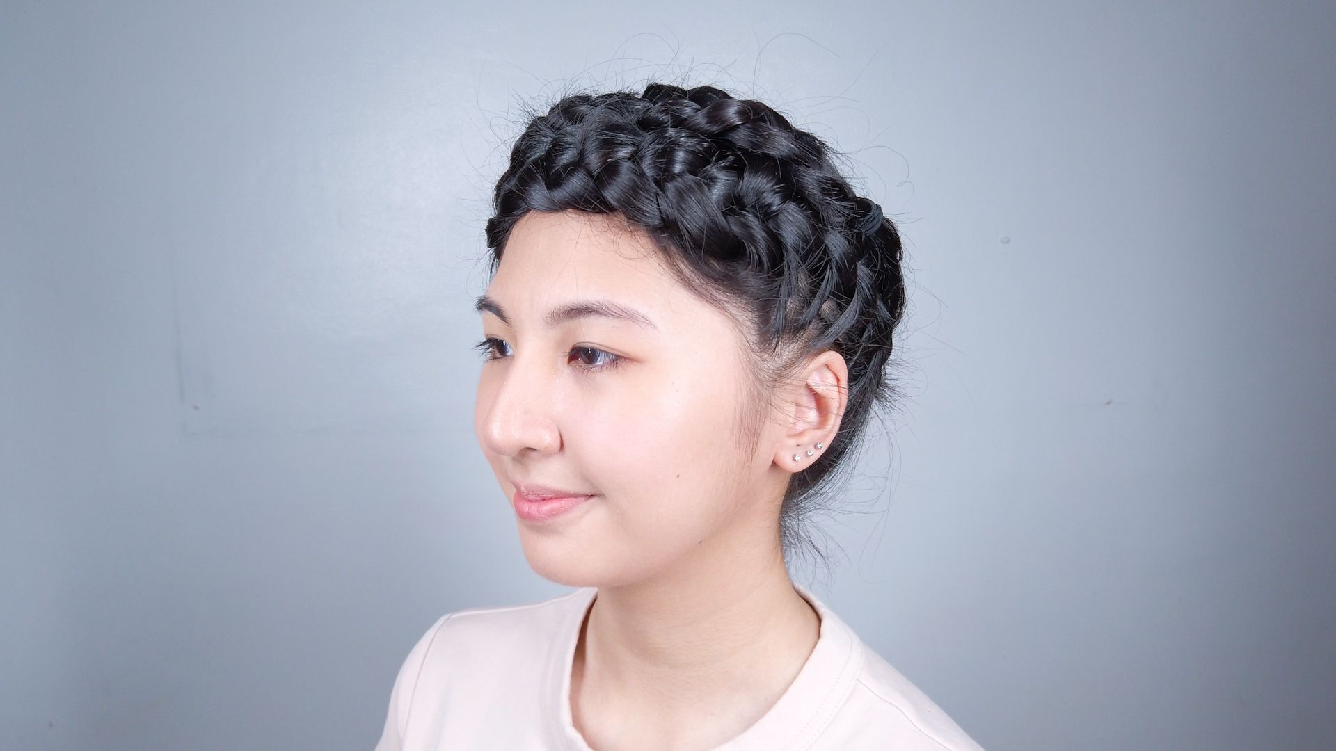 3 Ways To Do Two French Braids – Wikihow In 2019 Loosely Tied Braid Hairstyles With A Ribbon (View 19 of 20)
