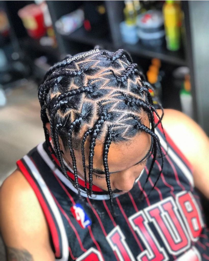 37+ Braid Hairstyles For Men (2020 Styles) For Well Known Zig Zag Cornrows Hairstyles (View 15 of 20)
