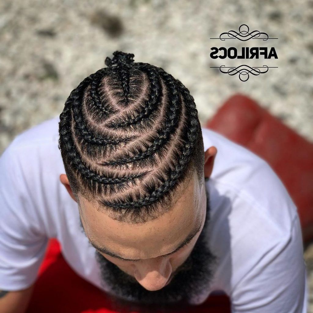 37+ Braid Hairstyles For Men (2020 Styles) Intended For Popular Zig Zag Cornrows Hairstyles (View 7 of 20)
