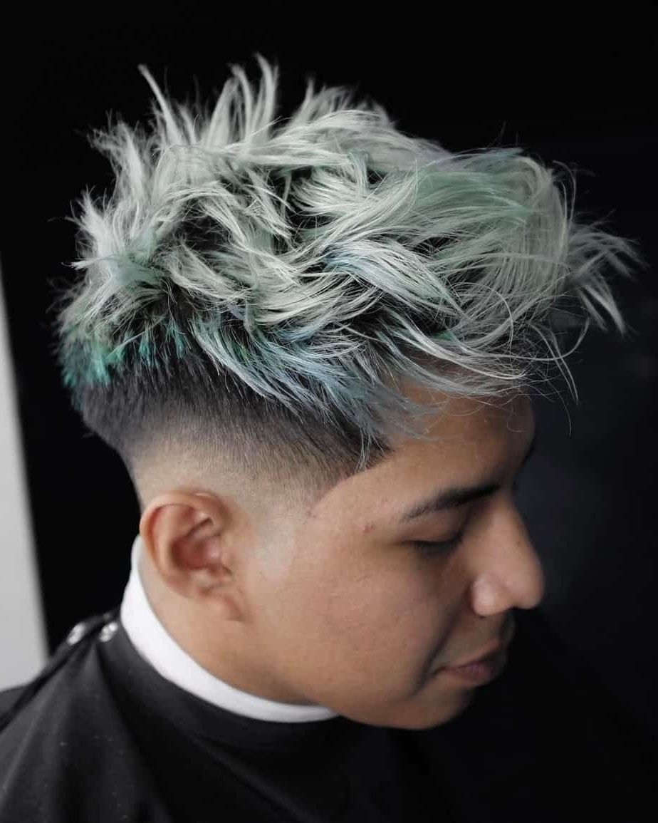 45 Short Faux Hawk Hairstyles That Are Trending Like Crazy Pertaining To Most Current Faux Hawk Fade Haircuts With Purple Highlights (View 7 of 20)