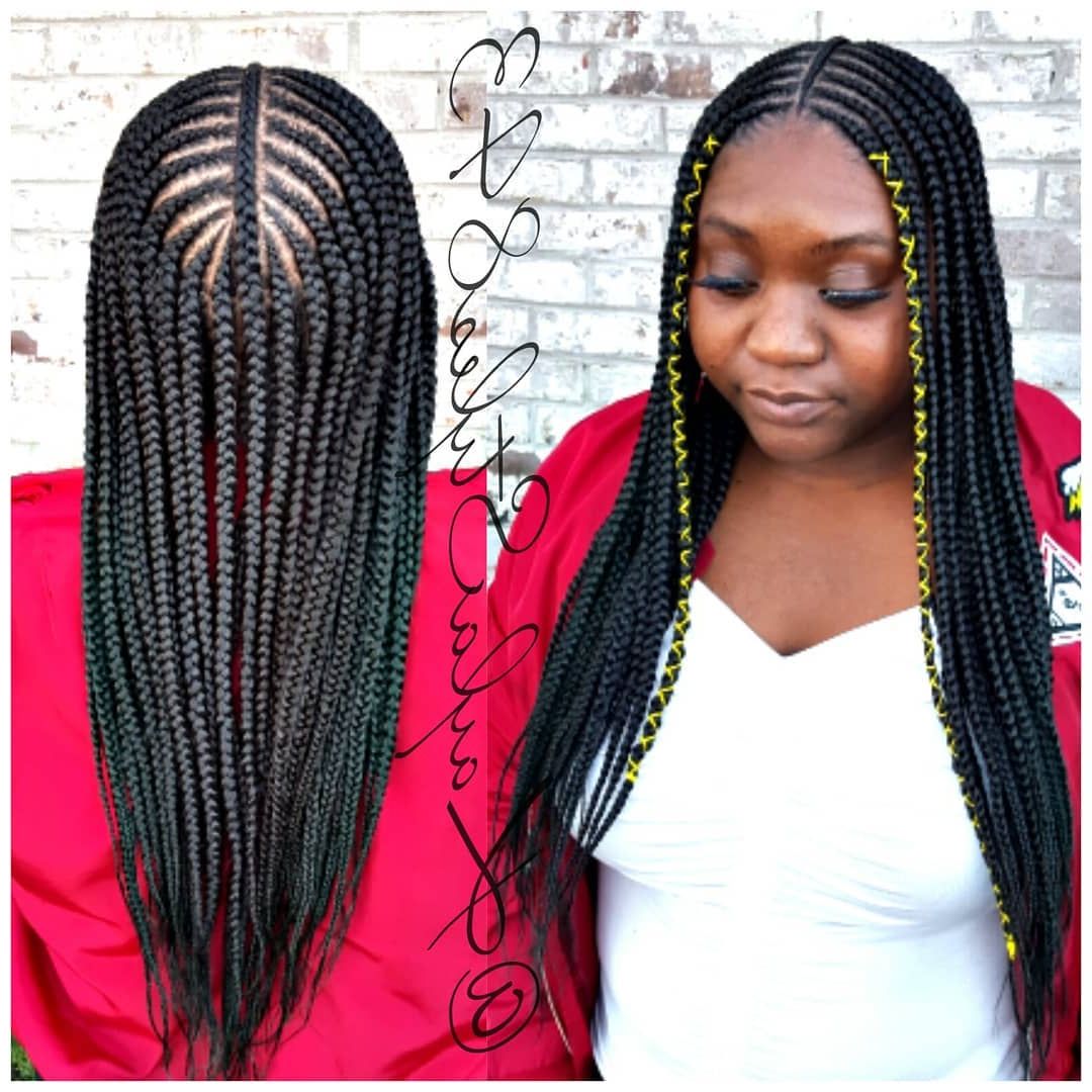 50 Ultra Modish Cornrow Hairstyles That Are In Sync With The Within Popular Ultra Thin Micro Braids Hairstyles (View 15 of 20)