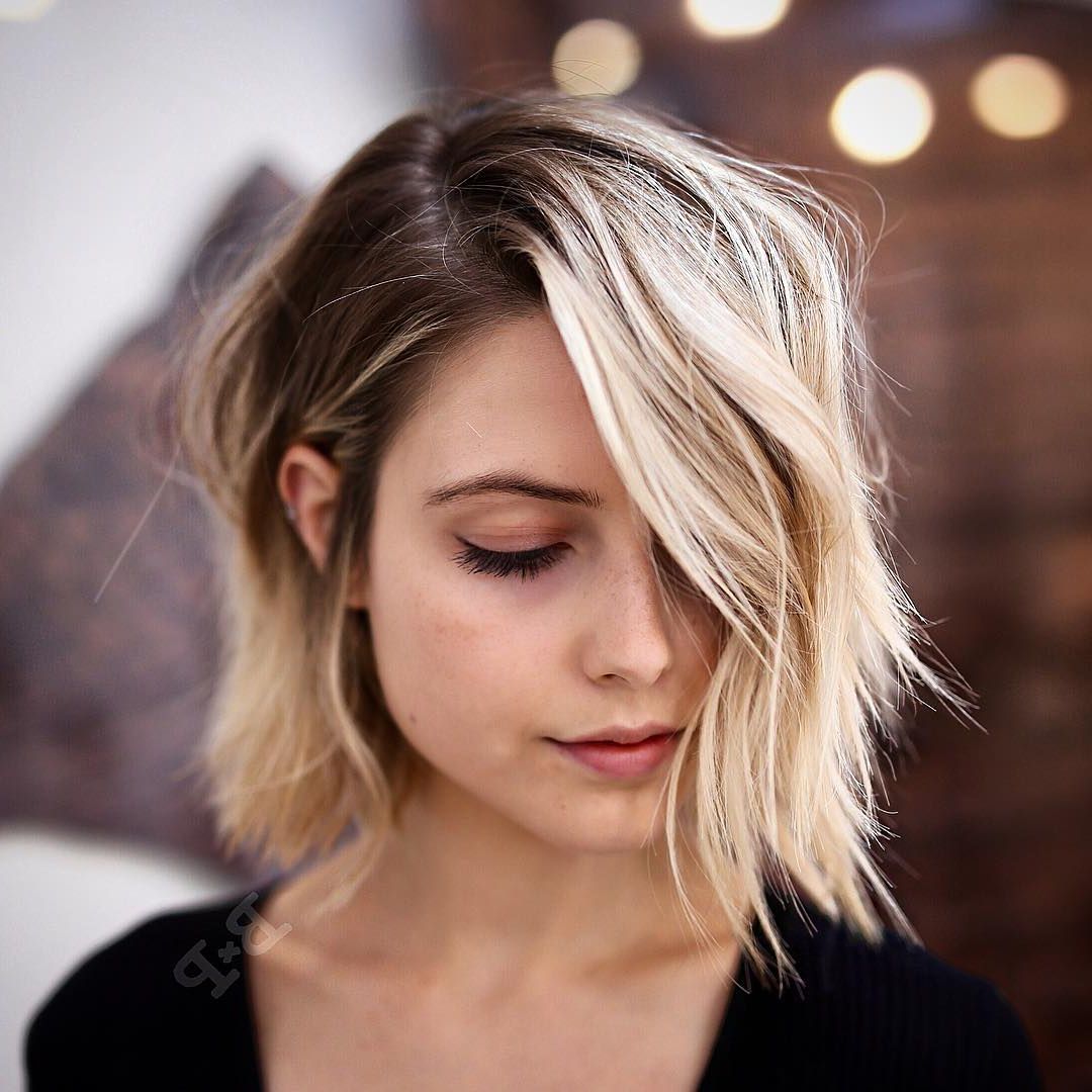 60 Hottest Bob Hairstyles For Everyone! (short Bobs, Mobs For Famous Jagged Bob Hairstyles For Round Faces (View 12 of 20)