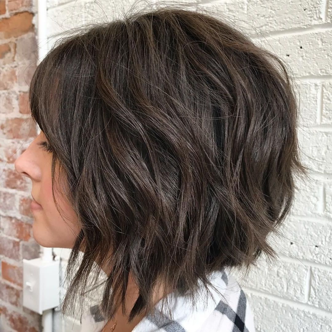 60 Most Magnetizing Hairstyles For Thick Wavy Hair In 2020 Pertaining To Most Recent Shaggy Bob Hairstyles With Choppy Layers (View 6 of 20)